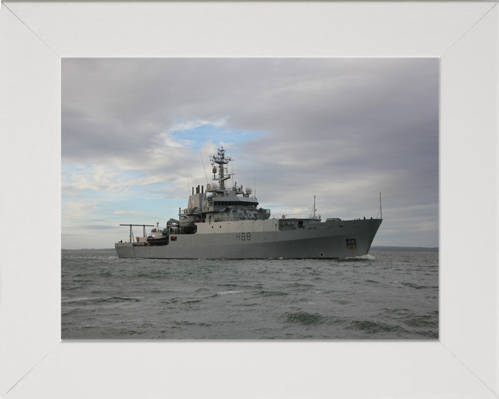 HMS Enterprise H88 | Photo Print | Framed Print | Hydrographic Survey Vessel | Royal Navy Hampshire Prints