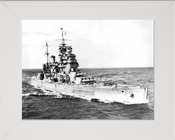 HMS Duke of York (17) Royal Navy King George V class battleship Photo Print or Framed Print - Hampshire Prints