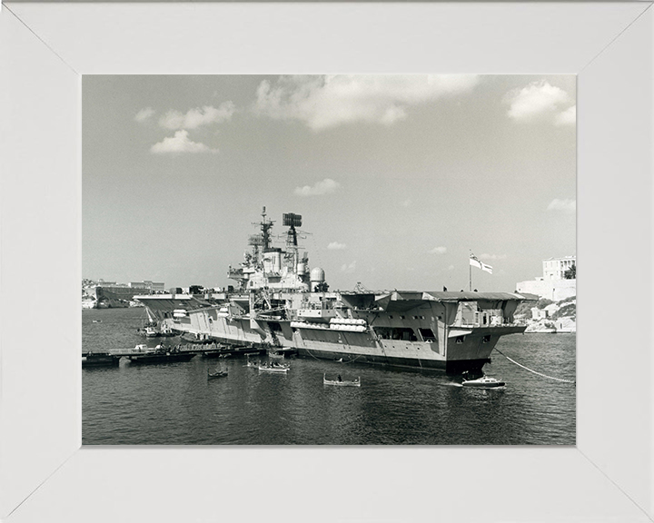 HMS Ark Royal R09 Royal Navy Audacious class aircraft carrier Photo Print or Framed Print - Hampshire Prints