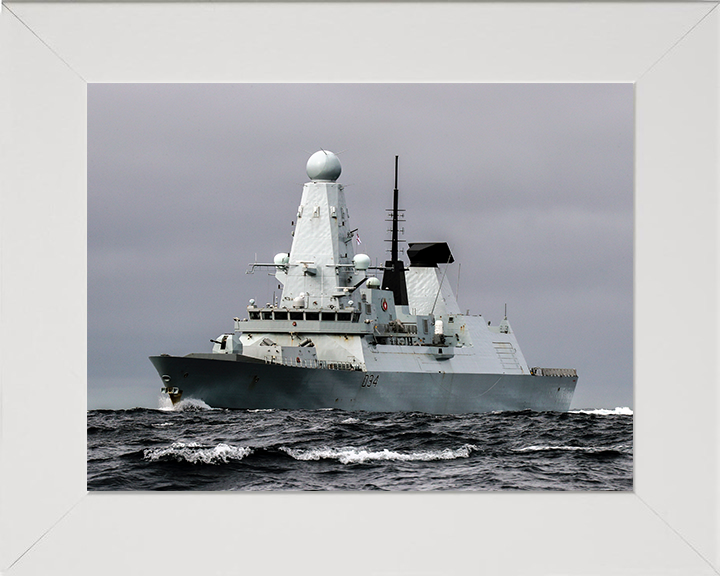 HMS Diamond D34 Royal Navy Type 45 Destroyer Photo Print or Framed Print - Hampshire Prints