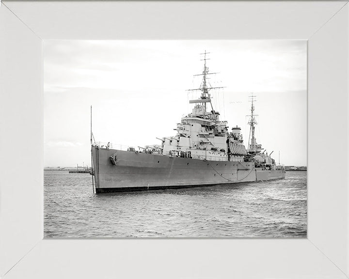 HMS Bermuda (52) Royal Navy Fiji class light cruiser Photo Print or Framed Photo Print - Hampshire Prints