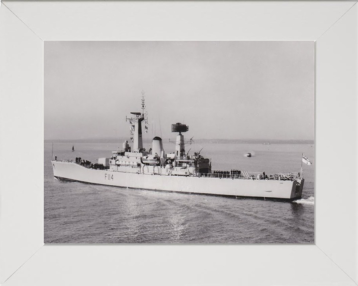 HMS Ajax F114 | Photo Print | Framed Print | Poster | Leander Class | Frigate | Royal Navy Hampshire Prints