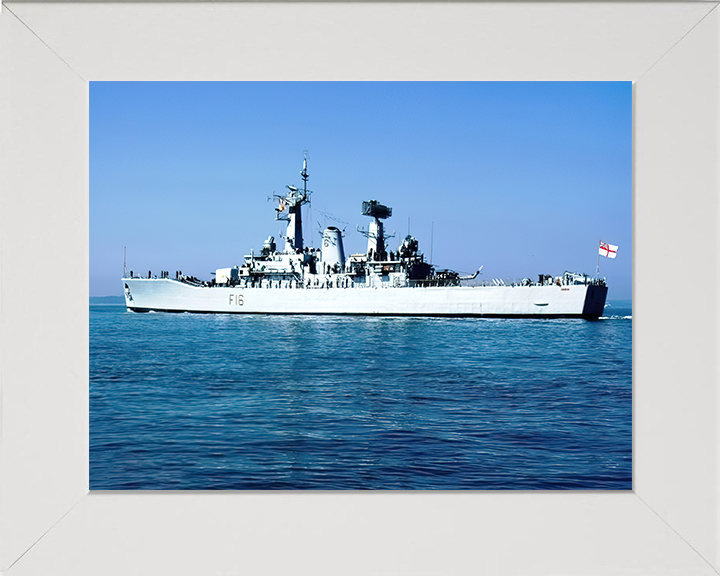 HMS Diomede F16 Royal Navy Leander class frigate Photo Print or Framed Print - Hampshire Prints