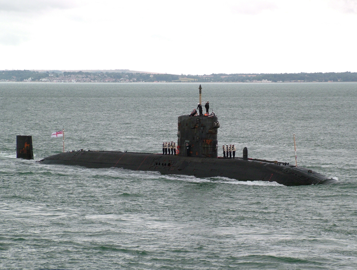 HMS Trafalgar S107 Royal Navy Trafalgar class Submarine Photo Print or Framed Print - Hampshire Prints