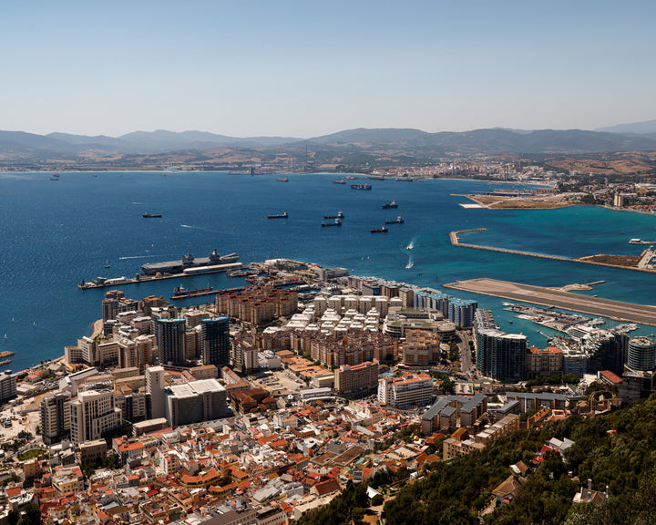 HM Naval Base Gibraltar Dockyard | Photo Print | Framed Print | Aerial Photo | Royal Navy Hampshire Prints