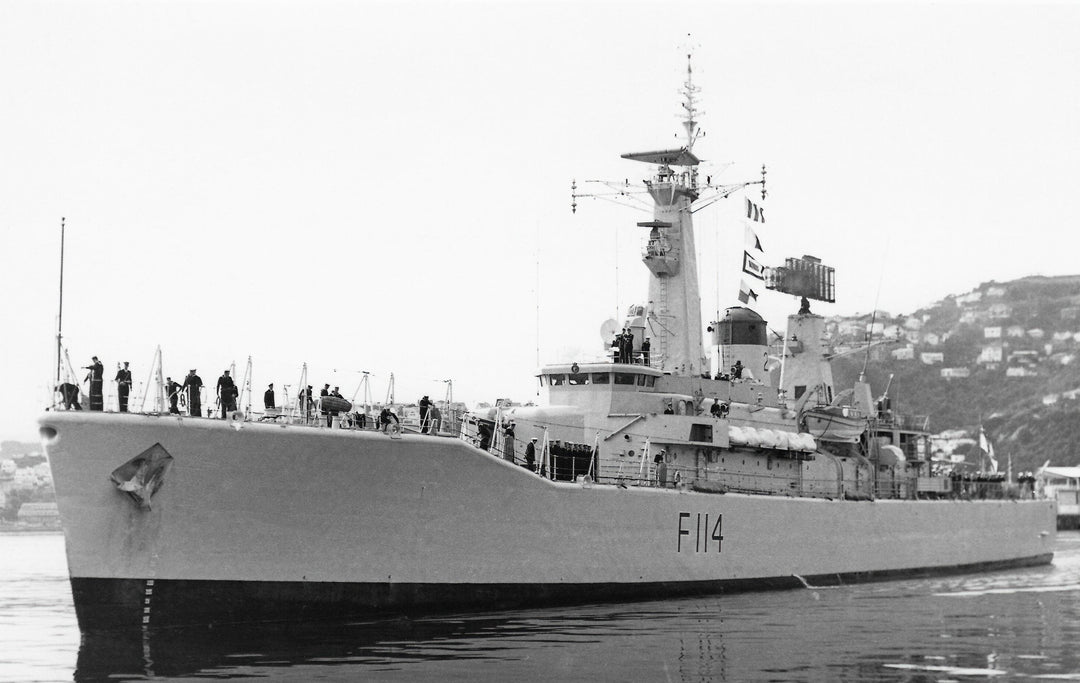 HMS Ajax F114 | Photo Print | Framed Print | Poster | Leander Class | Frigate | Royal Navy Hampshire Prints
