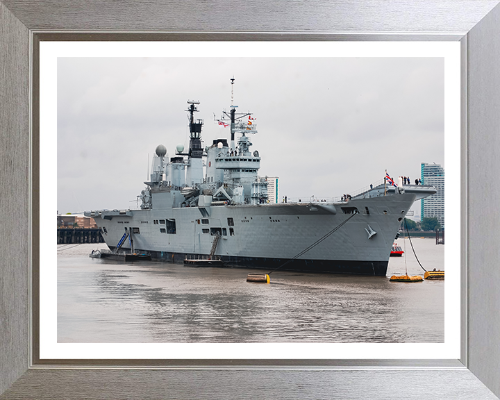 HMS Ark Royal R07 Royal Navy Invincible class aircraft carrier Photo Print or Framed Print - Hampshire Prints