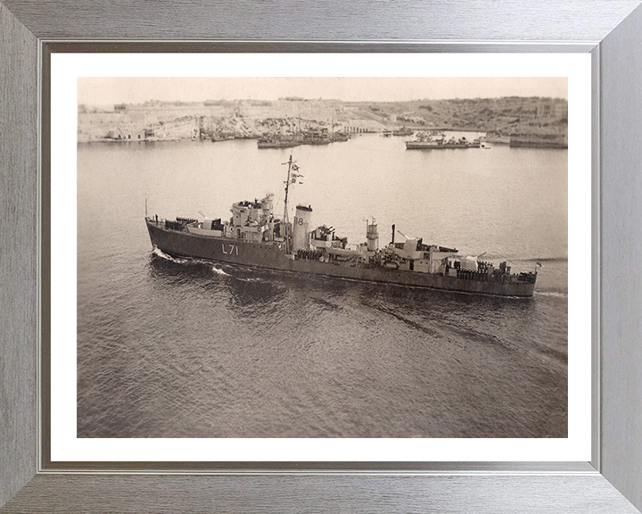 HMS Calpe L71 | Photo Print | Framed Print | Poster | Hunt Class | Destroyer | Royal Navy Hampshire Prints