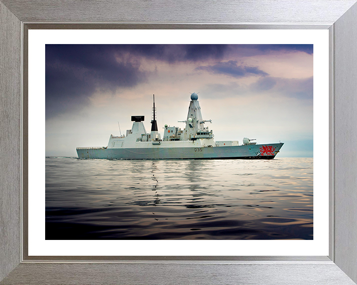 HMS Dragon D35 Royal Navy Type 45 Destroyer Photo Print or Framed Print - Hampshire Prints