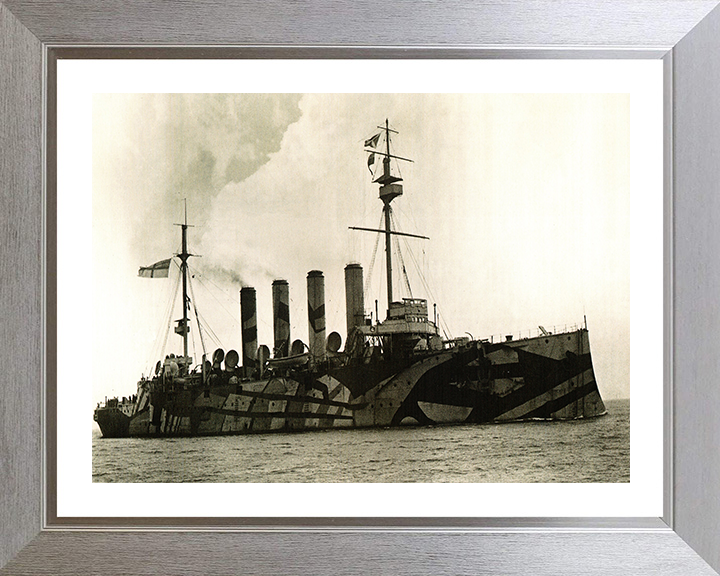 HMS Amphitrite (1898) Royal Navy Diadem class Cruiser Photo Print or Framed Photo Print - Hampshire Prints