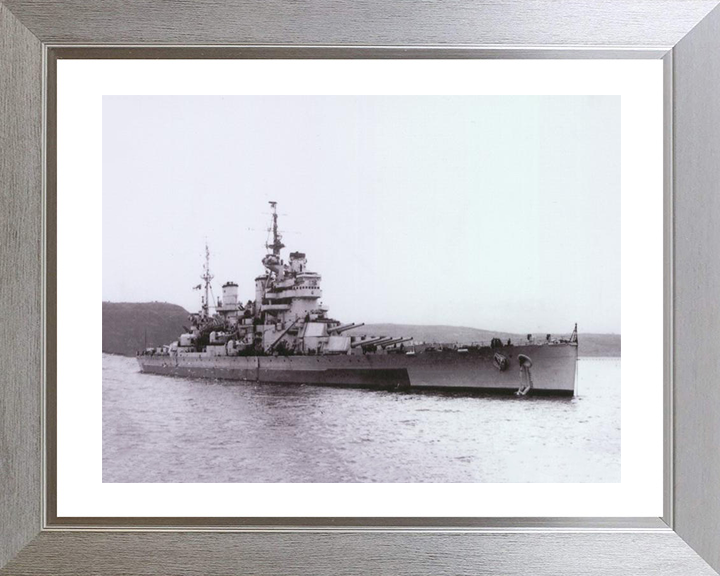 HMS Anson 79 | Photo Print | Framed Print | King George V Class | Battleship | Royal Navy Hampshire Prints