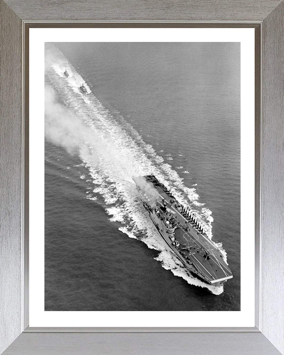 HMS Eagle R05 Royal Navy Audacious class aircraft carrier Photo Print or Framed Print - Hampshire Prints