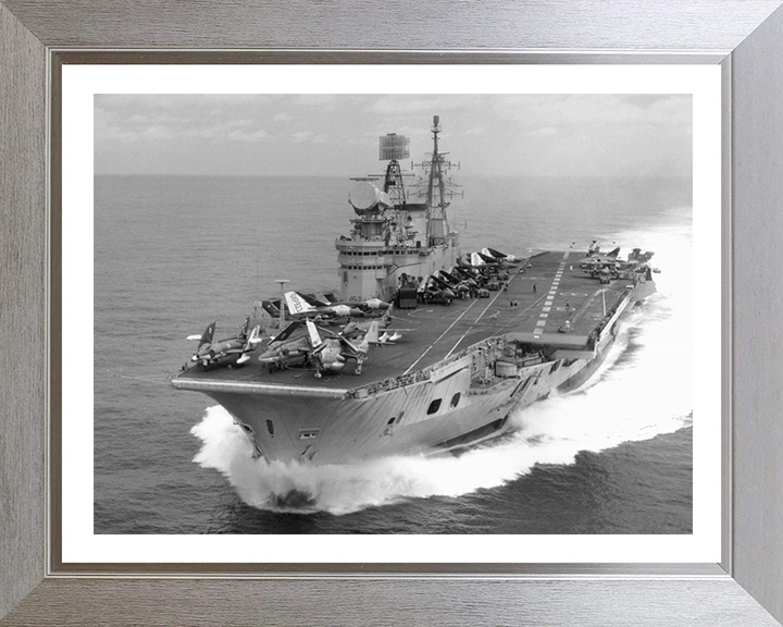 HMS Eagle R05 Royal Navy Audacious class aircraft carrier Photo Print or Framed Print - Hampshire Prints