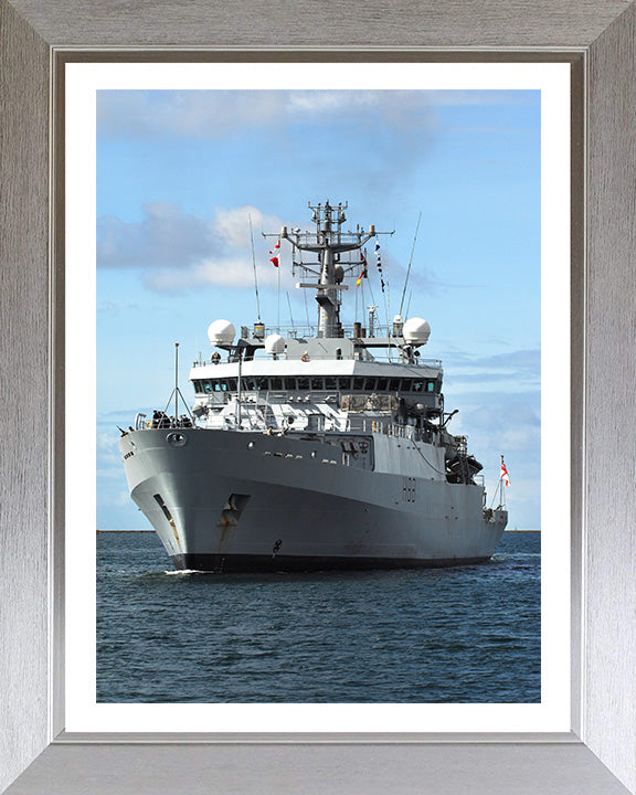 HMS Enterprise H88 Royal Navy hydrographic survey vessel Photo Print or Framed Print - Hampshire Prints