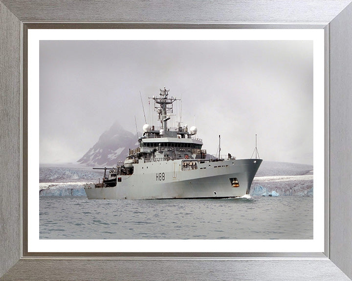 HMS Enterprise H88 | Photo Print | Framed Print | Hydrographic Survey Vessel | Royal Navy Hampshire Prints