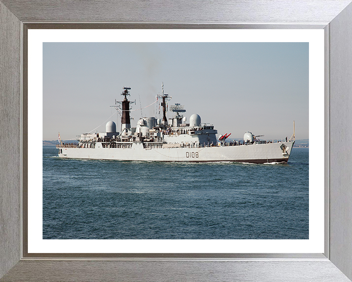 HMS Cardiff D108 Royal Navy Type 42 destroyer Photo Print or Framed Print - Hampshire Prints