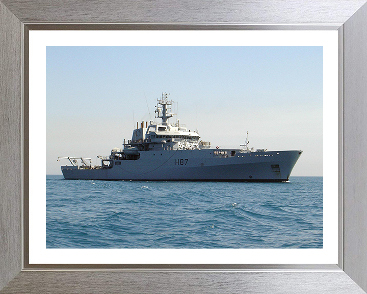 HMS Echo H87 Royal Navy hydrographic survey ship Photo Print or Framed Print - Hampshire Prints
