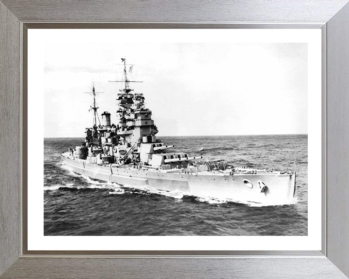 HMS Duke of York (17) Royal Navy King George V class battleship Photo Print or Framed Print - Hampshire Prints