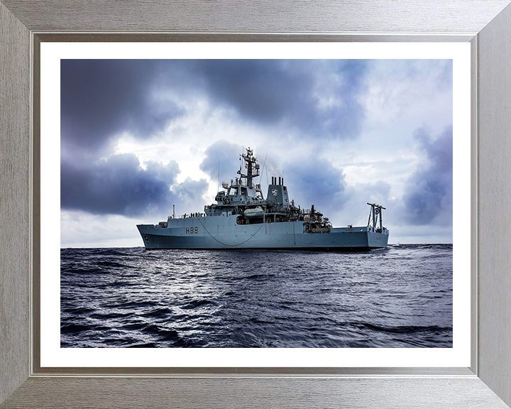 HMS Enterprise H88 | Photo Print | Framed Print | Hydrographic Survey Vessel | Royal Navy Hampshire Prints