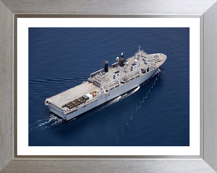 HMS Albion L14 Royal Navy Albion Class amphibious ship Photo Print or Framed Print - Hampshire Prints