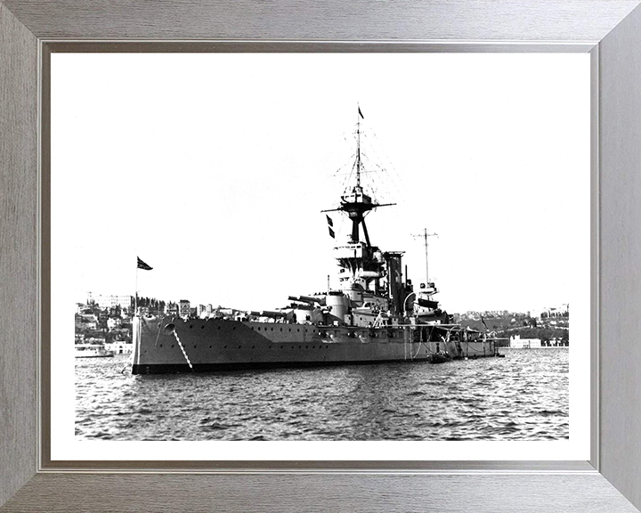 HMS Benbow (1913) Royal Navy Iron Duke class battleship Photo Print or Framed Print - Hampshire Prints