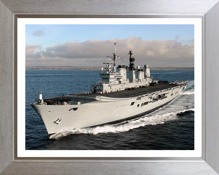 HMS Ark Royal R07 Royal Navy Invincible class aircraft carrier Photo Print or Framed Print - Hampshire Prints