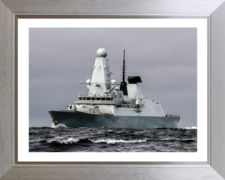 HMS Diamond D34 Royal Navy Type 45 Destroyer Photo Print or Framed Print - Hampshire Prints