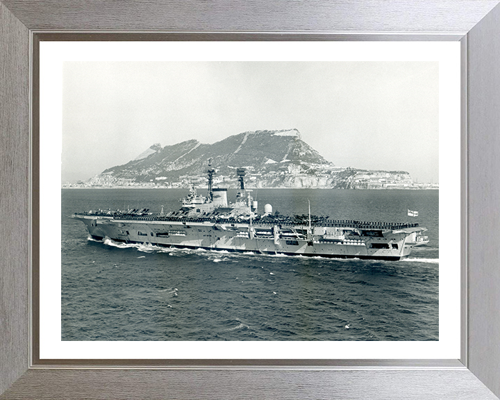 HMS Ark Royal R09 Royal Navy Audacious class aircraft carrier Photo Print or Framed Print - Hampshire Prints