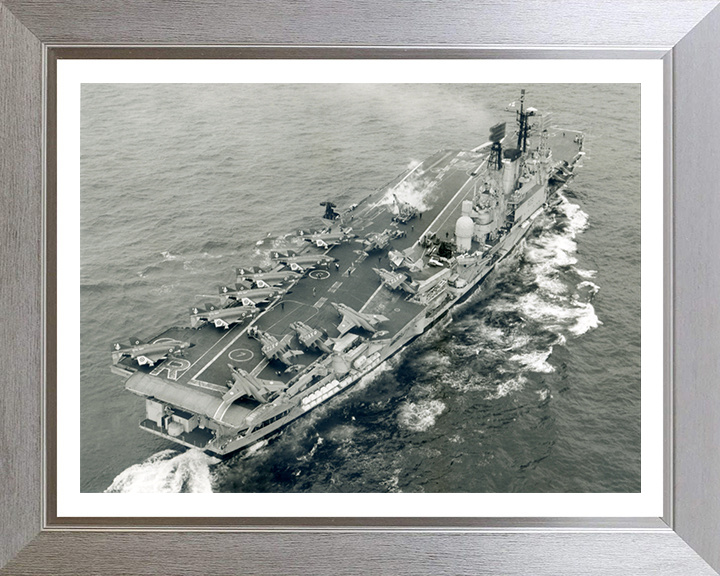 HMS Ark Royal R09 Royal Navy Audacious class aircraft carrier Photo Print or Framed Print - Hampshire Prints