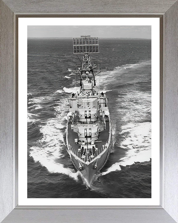 HMS Barrosa D68 Royal Navy Battle Class fleet destroyer Photo Print or Framed Print - Hampshire Prints