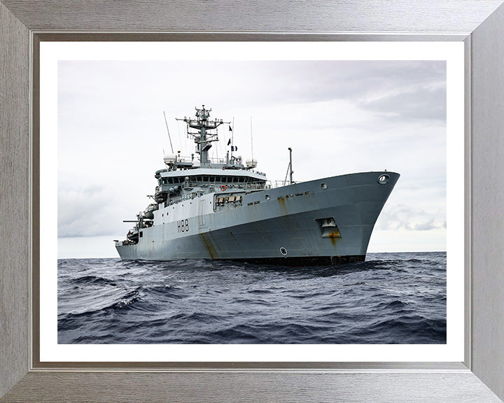 HMS Enterprise H88 | Photo Print | Framed Print | Hydrographic Survey Vessel | Royal Navy Hampshire Prints