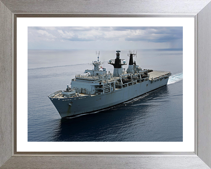 HMS Albion L14 Royal Navy Albion Class amphibious ship Photo Print or Framed Print - Hampshire Prints