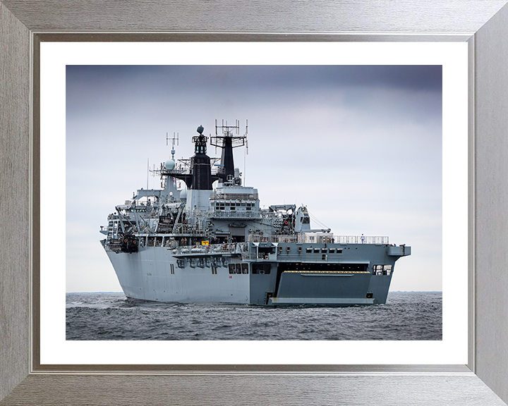 HMS Albion L14 Royal Navy Albion Class amphibious ship Photo Print or Framed Print - Hampshire Prints