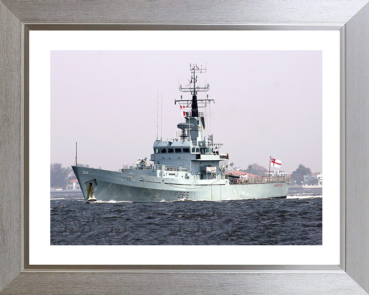 HMS Dumbarton Castle P265 Royal Navy Castle class patrol vessel Photo Print or Framed Print - Hampshire Prints