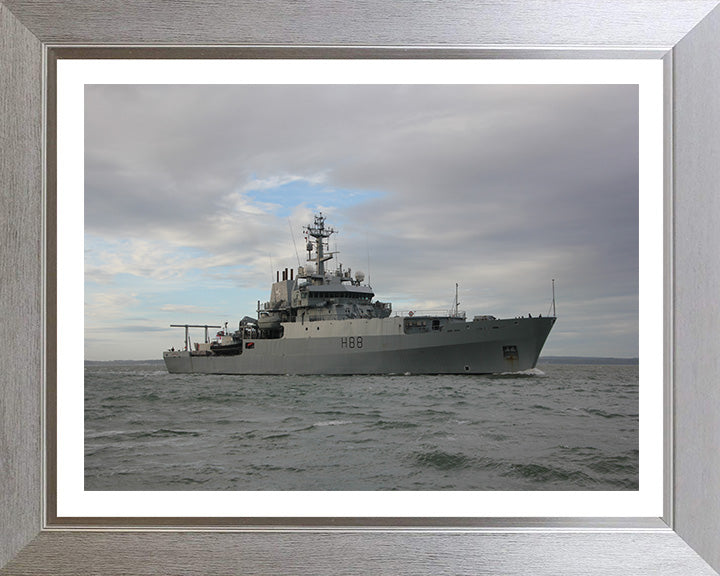 HMS Enterprise H88 | Photo Print | Framed Print | Hydrographic Survey Vessel | Royal Navy Hampshire Prints