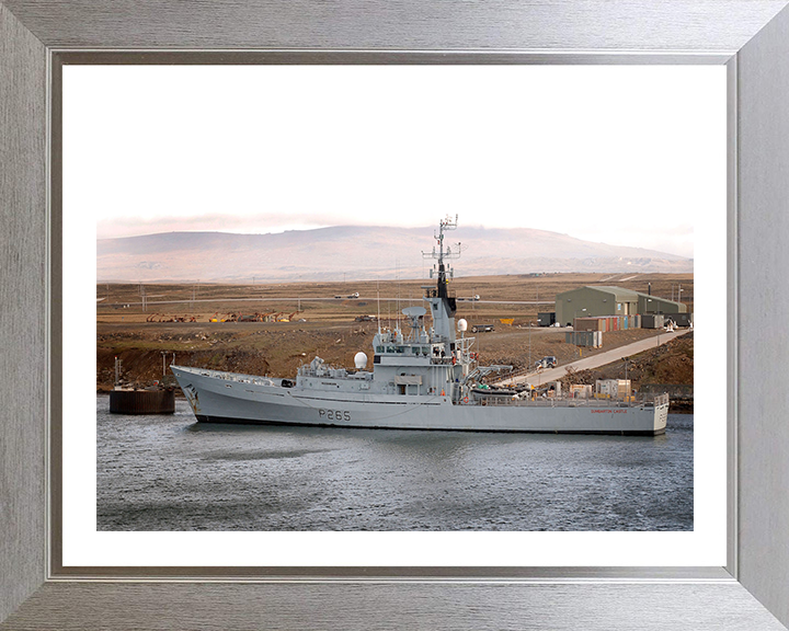 HMS Dumbarton Castle P265 Royal Navy Castle class patrol vessel Photo Print or Framed Print - Hampshire Prints