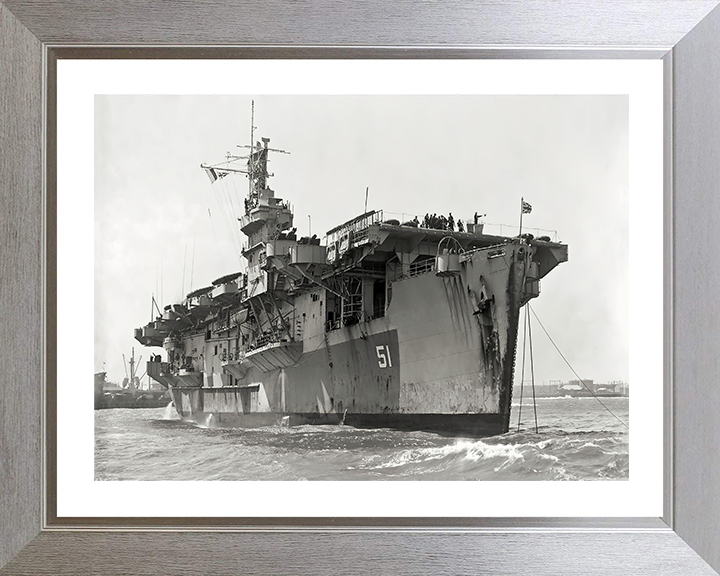 HMS Atheling D51 Royal Navy Ruler class escort carrier Photo Print or Framed Print - Hampshire Prints