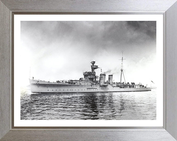 HMS Cairo D87 Royal Navy C class light cruiser Photo Print or Framed Photo Print - Hampshire Prints