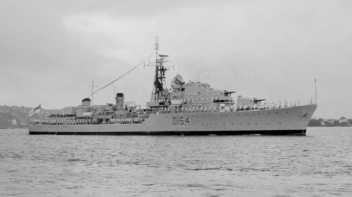 HMS Duchess D154 Royal Navy Daring class destroyer Photo Print or Framed Print - Hampshire Prints