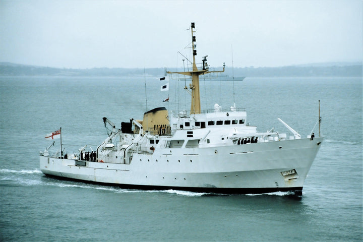 HMS Fawn A325 Royal Navy Bulldog class ship Photo Print or Framed Print - Hampshire Prints