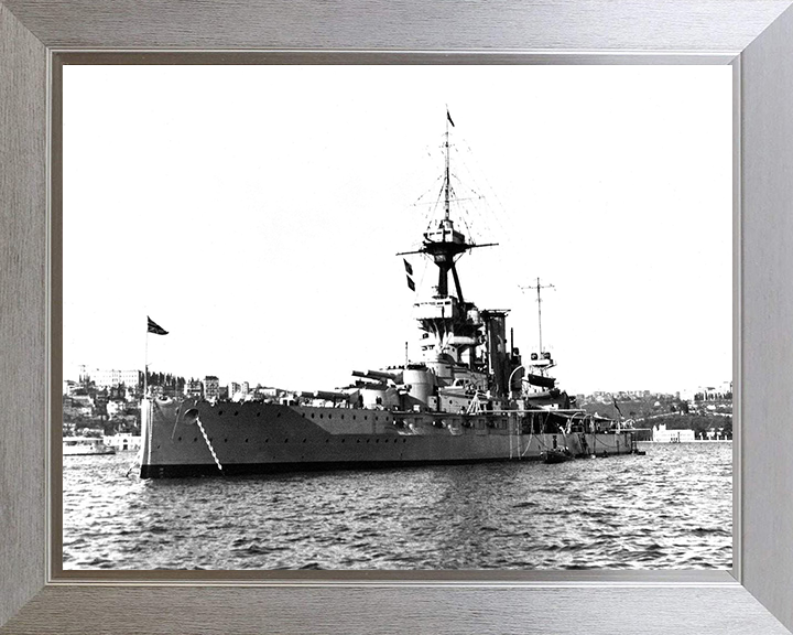 HMS Benbow (1913) Royal Navy Iron Duke class battleship Photo Print or Framed Print - Hampshire Prints