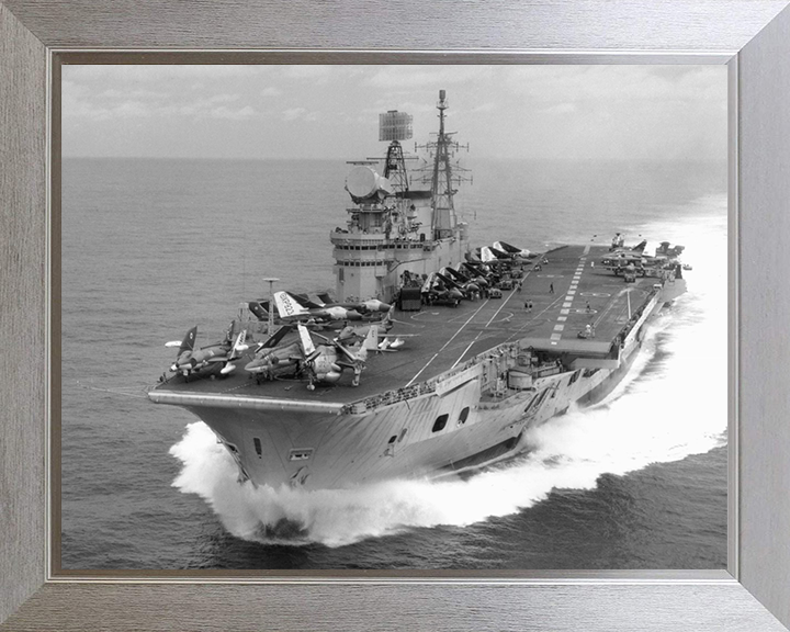 HMS Eagle R05 Royal Navy Audacious class aircraft carrier Photo Print or Framed Print - Hampshire Prints