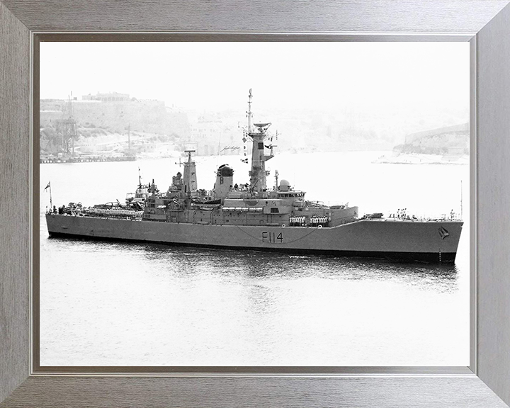 HMS Ajax F114 Royal Navy Leander Class Frigate Photo Print or Framed Print - Hampshire Prints