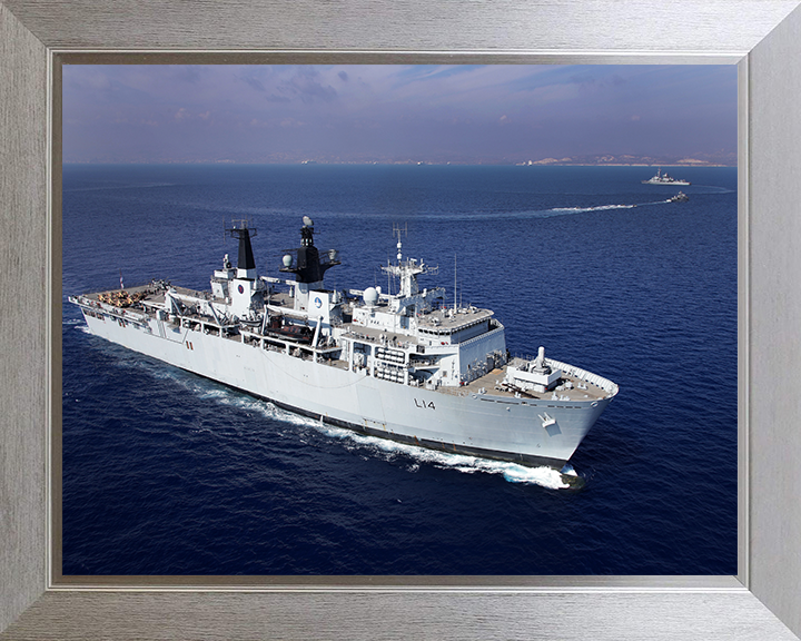 HMS Albion L14 Royal Navy Albion Class Albion Class amphibious ship Photo Print or Framed Print - Hampshire Prints