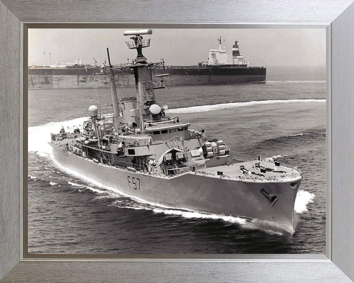 HMS Andromeda F57 Royal Navy Leander class frigate Photo Print or Framed Print - Hampshire Prints