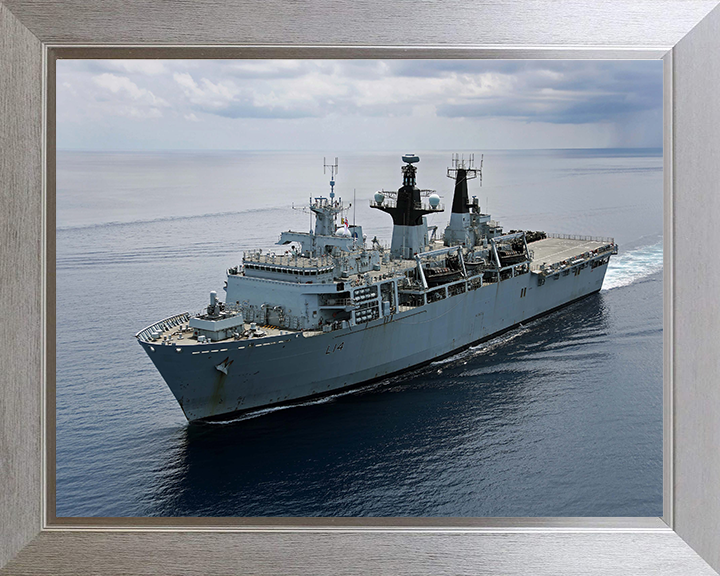 HMS Albion L14 Royal Navy Albion Class amphibious ship Photo Print or Framed Print - Hampshire Prints