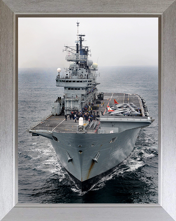 HMS Ark Royal R07 Royal Navy Invincible class aircraft carrier Photo Print or Framed Print - Hampshire Prints