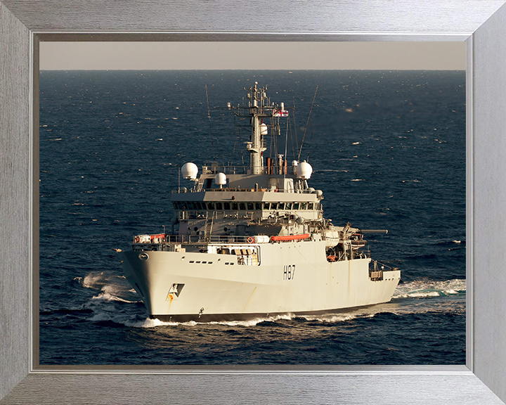 HMS Echo H87 Royal Navy hydrographic survey ship Photo Print or Framed Print - Hampshire Prints