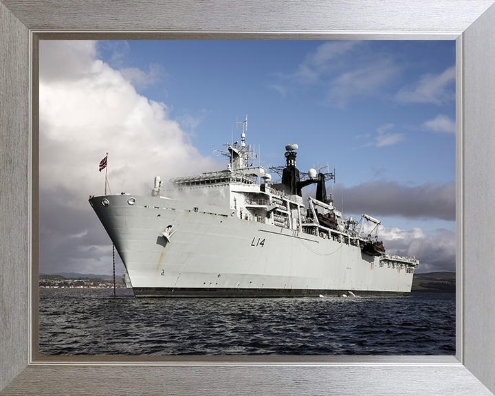 HMS Albion L14 Royal Navy Albion Class amphibious ship Photo Print or Framed Print - Hampshire Prints