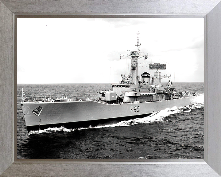 HMS Bacchante F69 | Photo Print | Framed Print | Leander Class | Frigate | Royal Navy Hampshire Prints